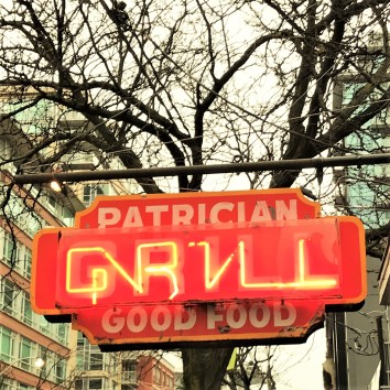 toronto - king & sherbourne - patrician grill sign